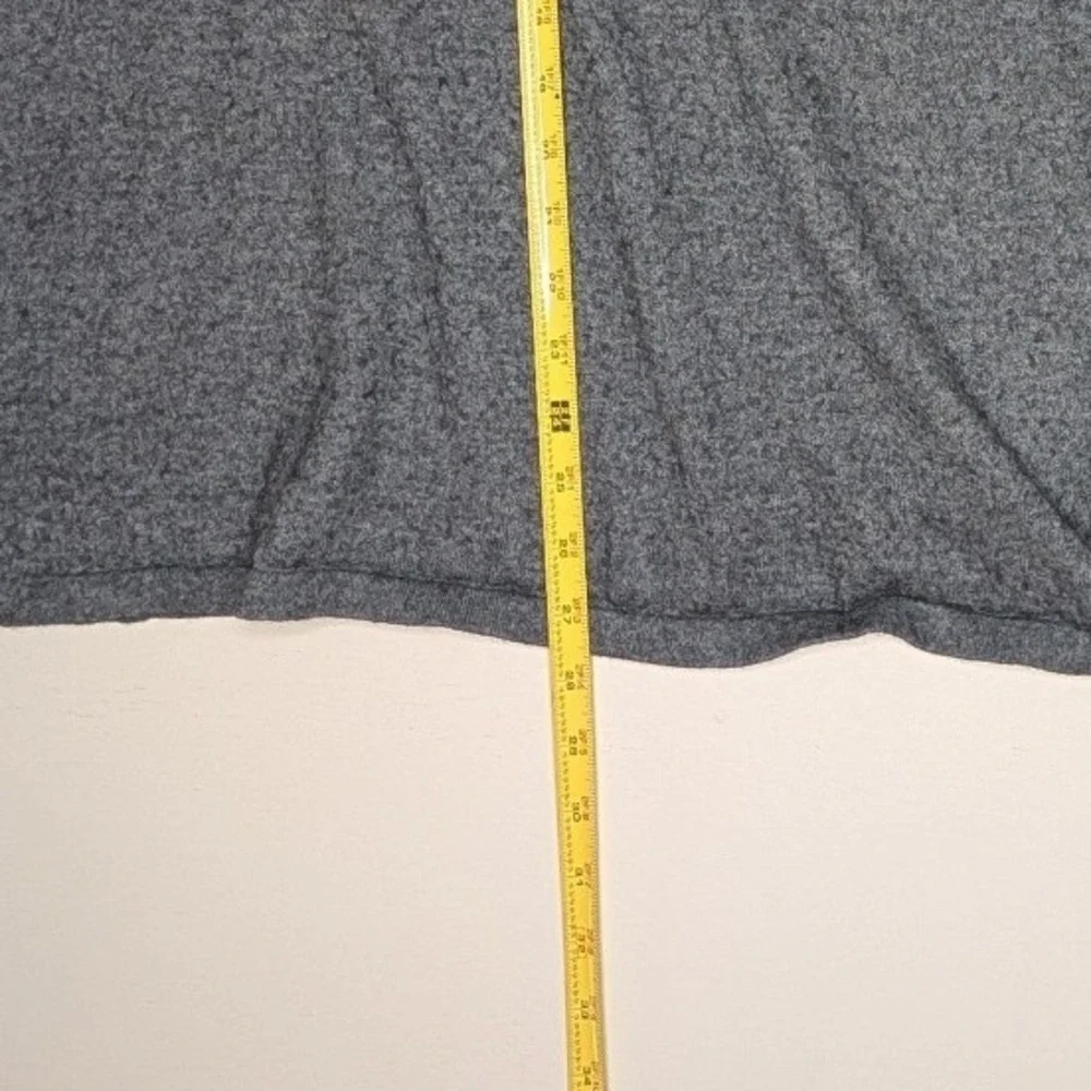 The North Face Mens XXL Gray Wool Blend 1/4 Zip Pullover‎ Sweater Mock Neck
